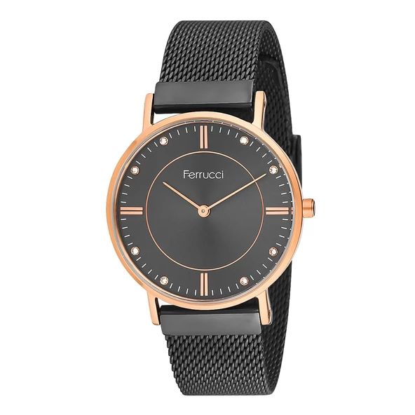 Ferrucci FC11015H.06 Hasır Kordonlu Kadın Kol Saati