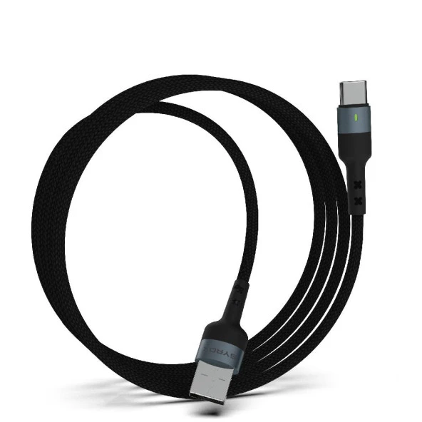 3.0A Hasir Type-C Hızlı Şarj & Data Kablosu - 2