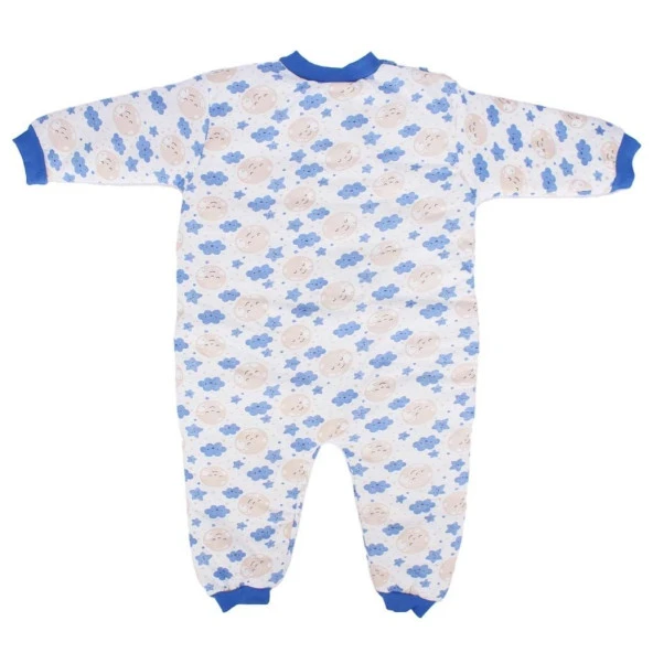 Erkek Çocuk Mavi Bulutlu Yıldız Desenli Uyku Tulumu - 2