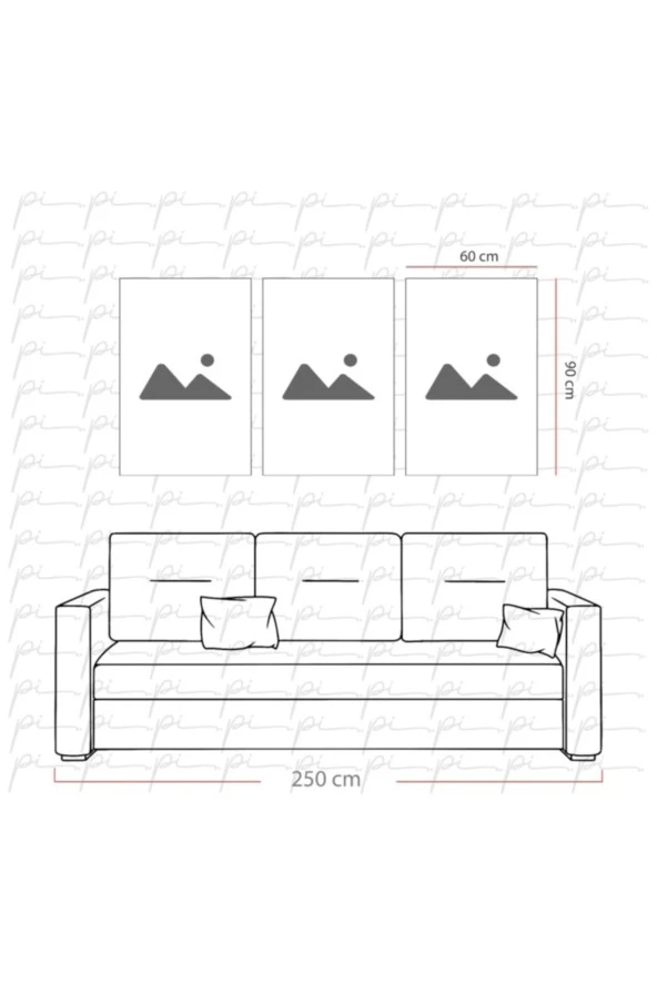 Atatürk Köşesi Triple Miyrem-Cam Tablo - 4