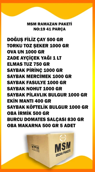 Ramazan Paketi Erzak Kolisi Mega Paket 41 Parça Çocuklar İçin Çikolata Setli No :19 - 4