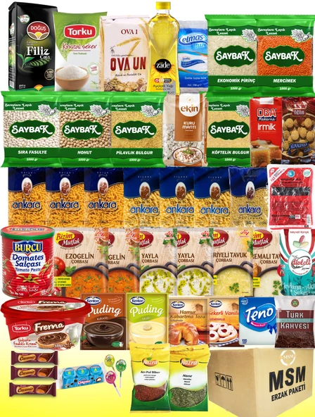 MSM Lux Ramazan Paketi (KOLİSİ) 41 Parça Çocuklar İçin Çikolata Setli No5