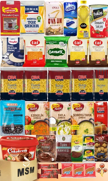 Ramazan Paketi Erzak Kolisi Mega Paket 37 Parça Çocuklar İçin Çikolata Setli No :19 ürün görseli 1