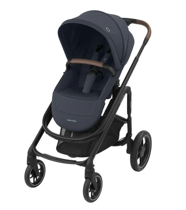 Maxi Cosi Plaza+ Ekstra Portbebeli Seyahat Sistem Olabilen Tek Elle Katlanabilen Doğumdan İtibaren Kullanılabilen Bebek Arabası Essential Graphite