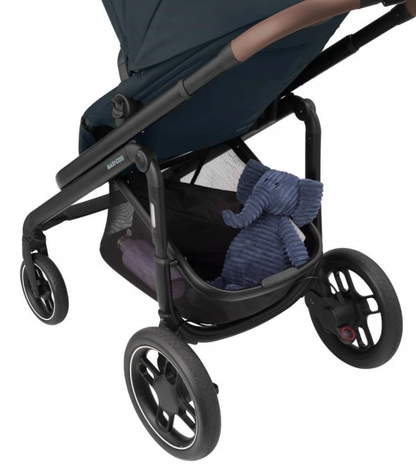Maxi Cosi Plaza+ Ekstra Portbebeli Seyahat Sistem Olabilen Tek Elle Katlanabilen Doğumdan İtibaren Kullanılabilen Bebek Arabası Essential Graphite - 6