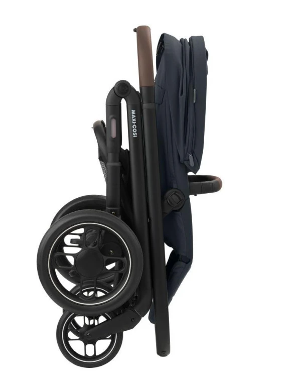 Maxi Cosi Plaza+ Ekstra Portbebeli Seyahat Sistem Olabilen Tek Elle Katlanabilen Doğumdan İtibaren Kullanılabilen Bebek Arabası Essential Graphite - 7