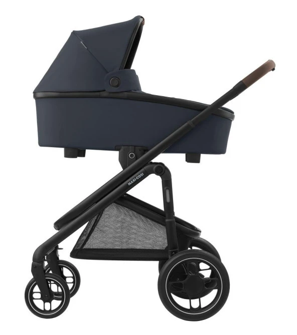 Maxi Cosi Plaza+ Ekstra Portbebeli Seyahat Sistem Olabilen Tek Elle Katlanabilen Doğumdan İtibaren Kullanılabilen Bebek Arabası Essential Graphite - 9