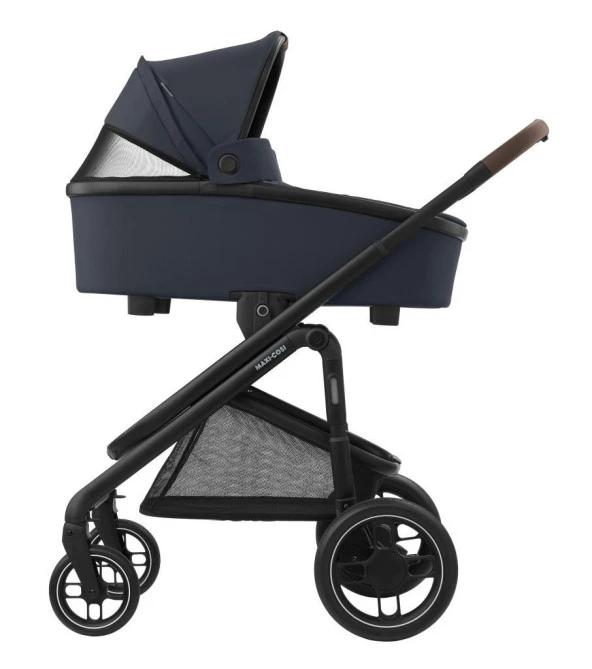 Maxi Cosi Plaza+ Ekstra Portbebeli Seyahat Sistem Olabilen Tek Elle Katlanabilen Doğumdan İtibaren Kullanılabilen Bebek Arabası Essential Graphite - 10