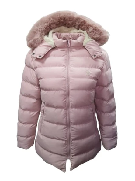 Burberry B01481 Çocuk Kız Şişme Dolum Kapüşonlu Kaban ürün görseli