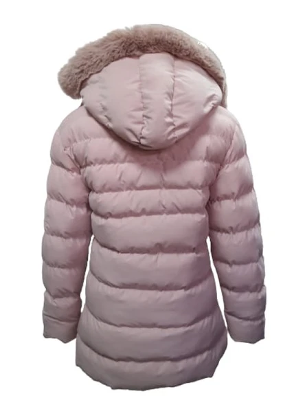 Burberry B01481 Çocuk Kız Şişme Dolum Kapüşonlu Kaban - 2