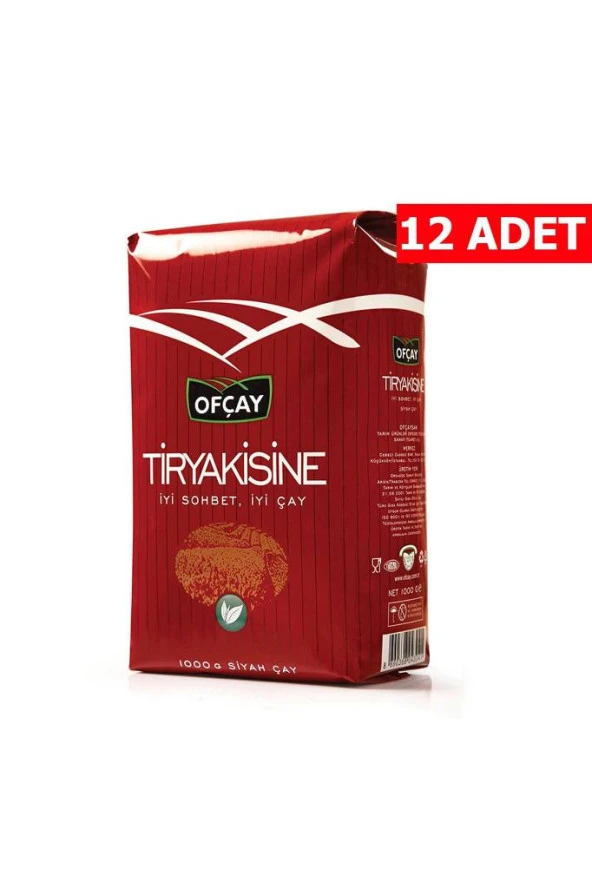 Ofçay Tiryakisine 1 kg 12li Çay