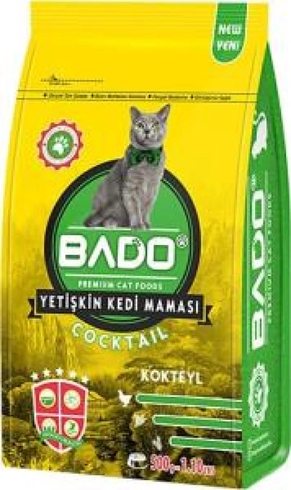 Bado Kokteyl Yetişkin Kedi Maması 1.5 KG