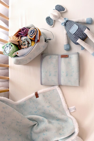 Kirli Temiz Islak Organizer Solid Ç.yeşil Bebek Çocuk Kıyafet Çamaşır Anne Makyaj Alezli Çanta - 4