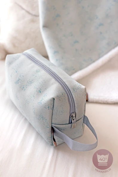 Kirli Temiz Islak Organizer Solid Ç.yeşil Bebek Çocuk Kıyafet Çamaşır Anne Makyaj Alezli Çanta - 2