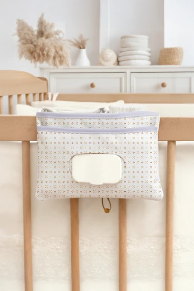 Anne Bebek Bakım Çantası Yenidoğan Alt Açma Değiştirme Düzenleyici Çantası Organizer Solid Gri - Resim 5