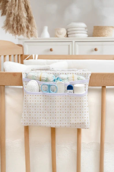 Anne Bebek Bakım Çantası Yenidoğan Alt Açma Değiştirme Düzenleyici Çantası Organizer Solid Gri - Resim 3