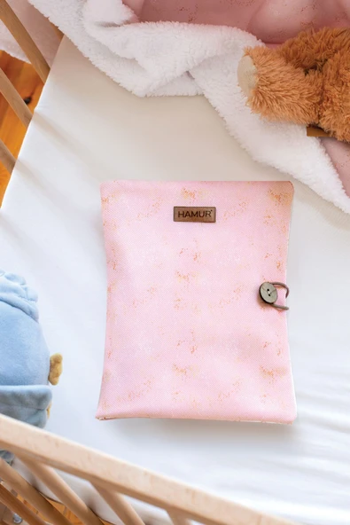 Anne Bebek Bakım Çantası Yenidoğan Alt Açma Değiştirme Düzenleyici Çantası Organizer Solid P.Pembe ürün görseli