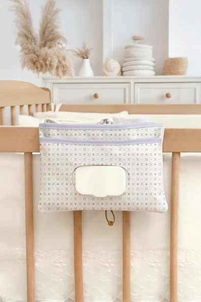 Anne Bebek Bakım Çantası Yenidoğan Alt Açma Değiştirme Düzenleyici Çantası Organizer Solid Ç.Yeşili - Resim 5