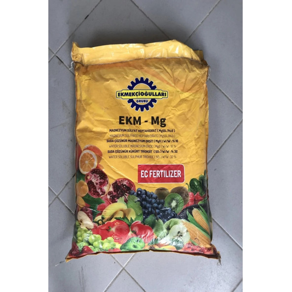 MAGNEZYUM SÜLFAT 25 KG   EKMEKÇİOĞLU