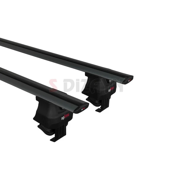 Honda Civic 9 için Hatchback 2011-2015 Oluksuz Model Siyah Ara Atkı A+ Kalite - Resim 3