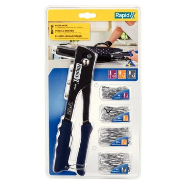 Rapid Perçin Tabancası+100 Perçin RP10 - 2