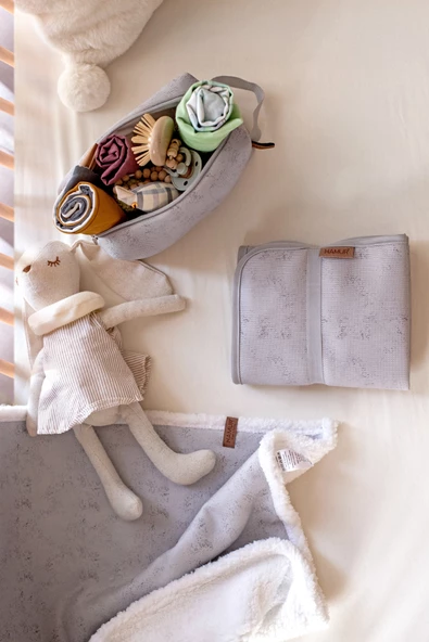 Fluffy Bebek BATTANiYE 80x100 cm Solid Gri - 4