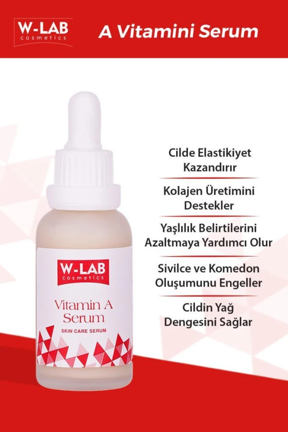 W-Lab Kozmetik Vitamin A Serum 30 ML