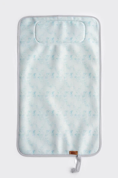 Anne Bebek Bakım Örtüsü Yenidoğan Alt Açma Değiştirme SolidYesil Organizer Pedi Minderi Çift Taraflı - Resim 7