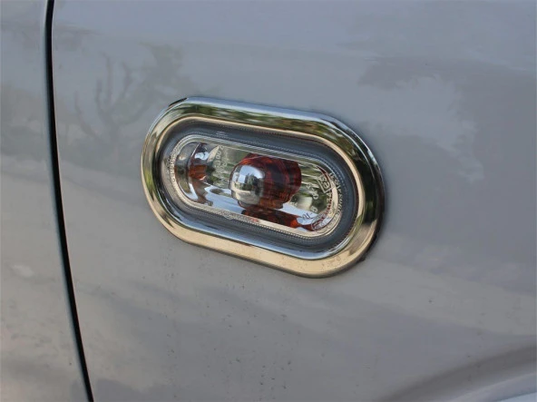 Volkswagen Bora Sinyal için Çerçevesi 2 Parça. Krom 1998-2004 - Resim 2