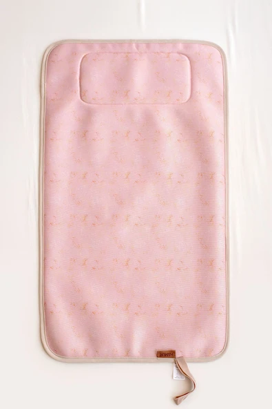 Anne Bebek Bakım Örtüsü Yenidoğan Alt Açma Değiştirme Solid Pemb Organizer Pedi Minderi Çift Taraflı - Resim 7