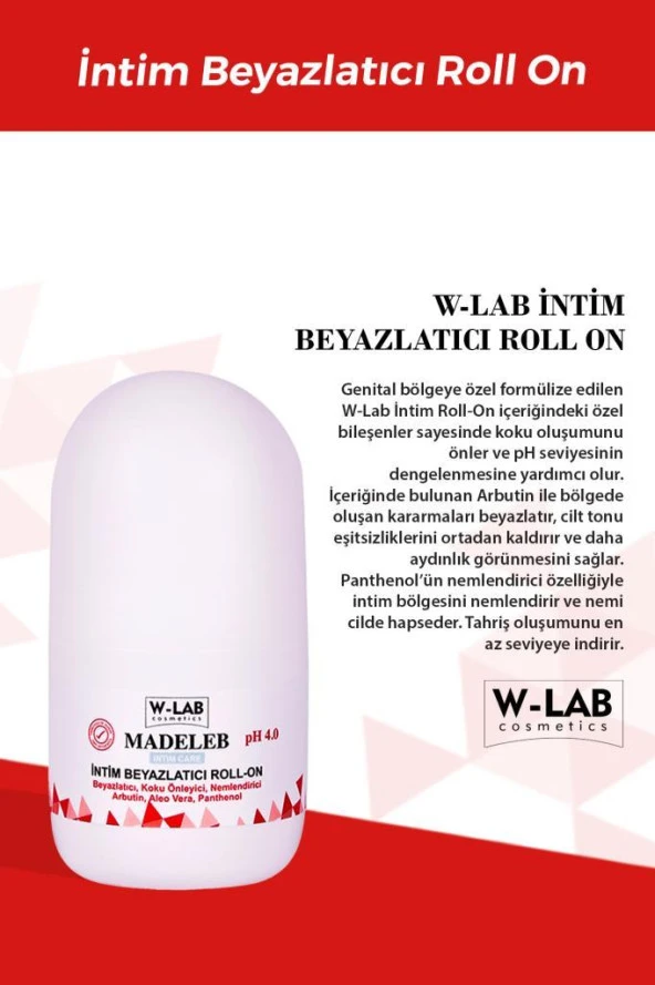 W-Lab Kozmetik İntim Beyazlatıcı Roll On 50 ML - 3
