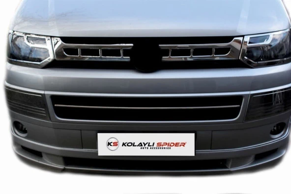 Volkswagen Caravelle T5.5 için Ön Panjur 2 Parça Krom 2010-2015 - Resim 3