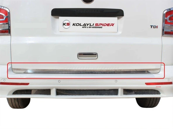 Volkswagen Multivan T5.5 için Bagaj Alt Çıta Krom 2010 Ve Sonrası - Resim 2