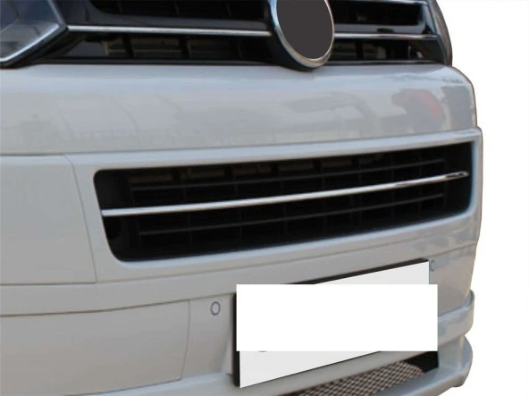 Volkswagen Transporter T5.5 için Ön Tampon Çıtası Krom 2010-2015 - Resim 2