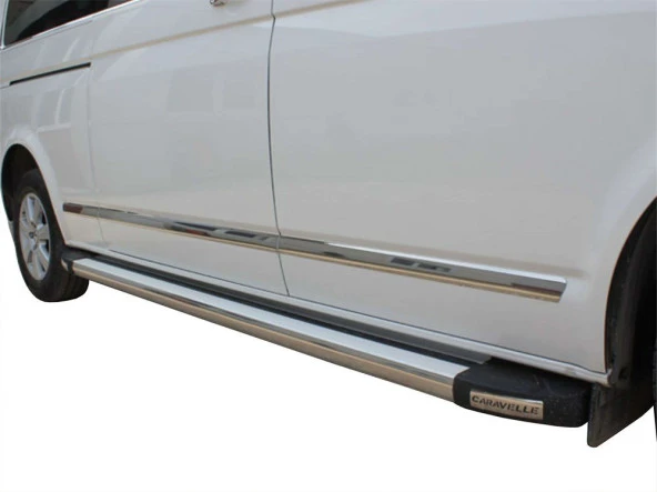 Volkswagen Transporter T5.5 için Yan Kapı Çıtası 5 Parça Krom (K.Ş) 2010-2015 - Resim 2