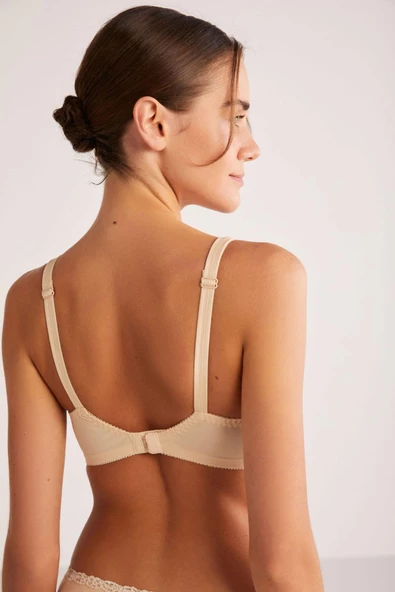 Kom Telli Büyük Beden Toparlayıcı Rosenna Sütyen - Resim 6