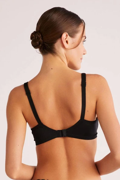 Kom Telli Büyük Beden Toparlayıcı Rosenna Sütyen - Resim 4