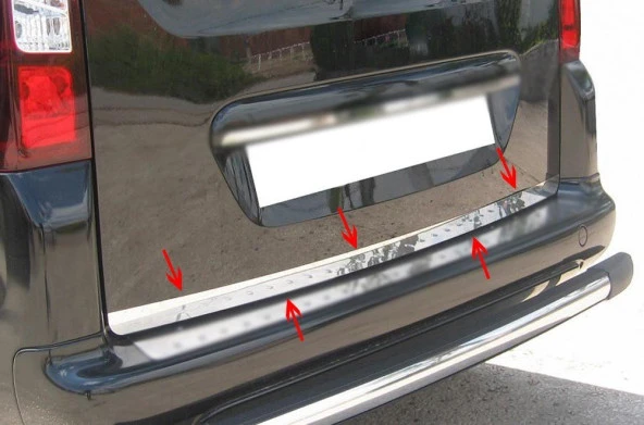 Citroen Berlingo 2 için Bagaj Alt Çıta Krom 2008 Ve Sonrası ürün görseli