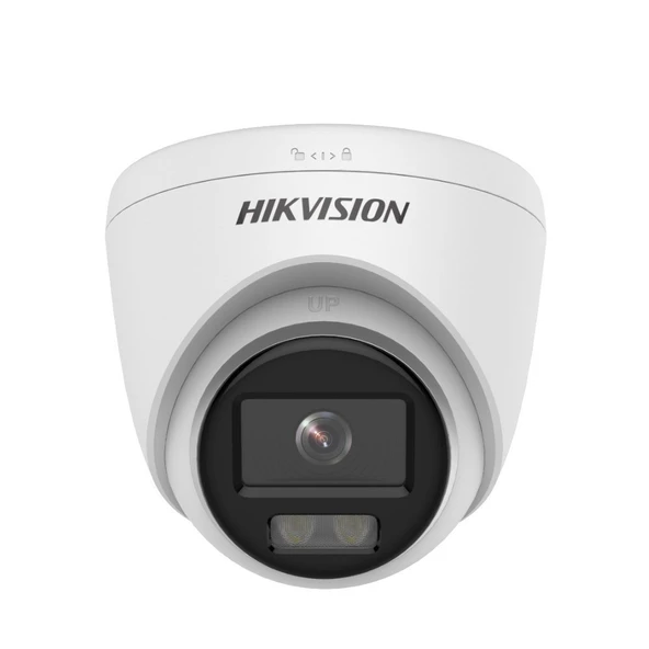 Hikvision DS-2CE76D0T-EXLPF 2mp 2.8mm Sabit Lens Smart Hybrid Light TVI Dome Kamera