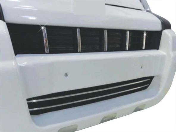 Citroen Nemo Ön için Tampon Çıtası 7 Parça Krom 2008 Ve Sonrası - Resim 2