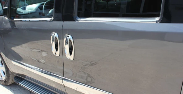 Fiat Doblo 2 için Cam Çıtası 4 Parça  Krom 2010 Ve Sonrası - Resim 2