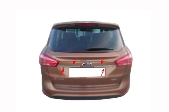 Ford B-Max Bagaj için Çıtası 2 Parça Krom 2012 Ve Sonrası