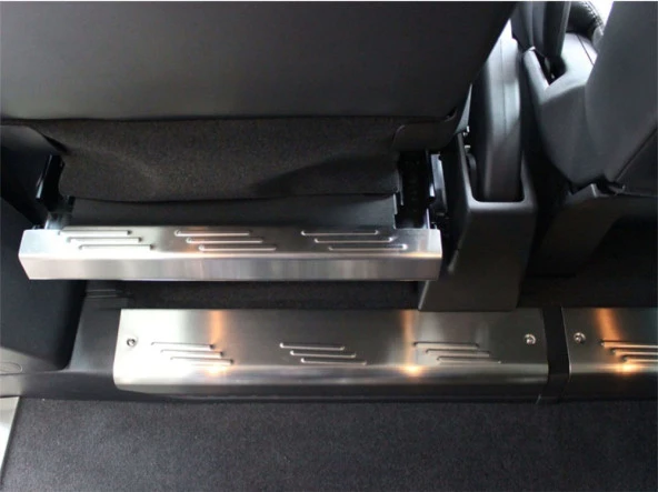 Ford Custom Ön için Koltuk Arka Eşiği 3 Parça Krom 2013 Ve Sonrası