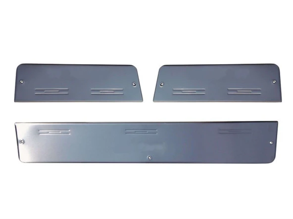 Ford Transit 5 için Kapı Eşiği 3 Parça Krom 2003-2006
