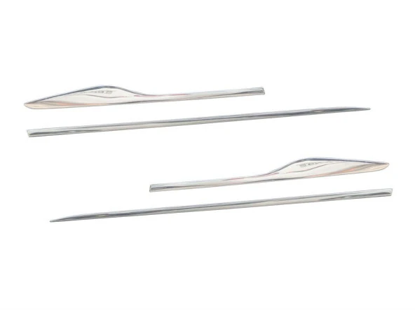 Renault Clio 4 için Sport Tourer Yan Kapı Çıtası 4 Parça Krom 2013-2019 ürün görseli