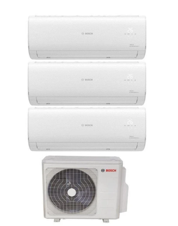 Bosch Multi Split İnverter Klima 28000 Btu 1 Dış + 3 İç Ünite 9000 + 9000 + 18000 Btu ürün görseli
