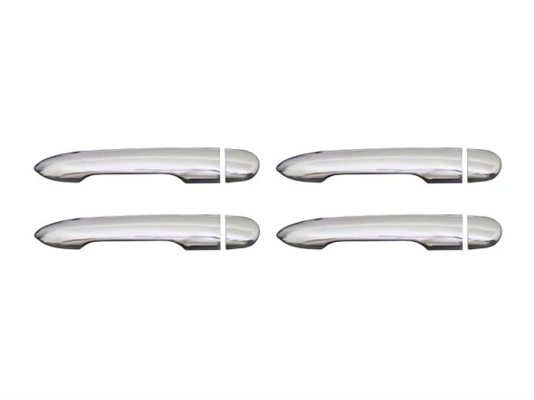 Renault Megane 2 için Kapı Kolu 4 Kapı Krom 2003-2008