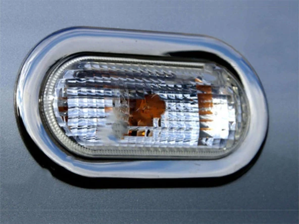 Seat Cordoba 6L için Sinyal Çerçevesi 2 Parça Krom 2002-2009 - Resim 2