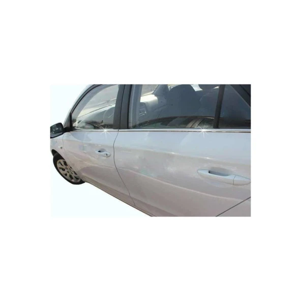 Skoda Rapid Sedan için Cam Çıtası 6 Parça Krom 2013 Ve Sonrası