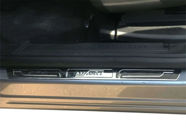 Peugeot 3008 Luxury için Kapı Eşiği 4 Parça Krom 2010 Ve Sonrası - Resim 2